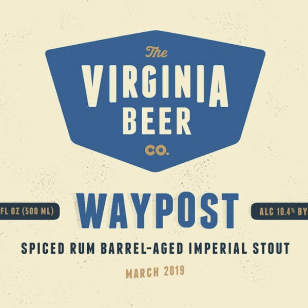 Waypost: Spiced Rum beer artwork