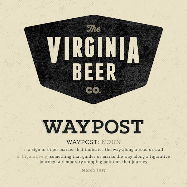 Waypost: Purple beer artwork