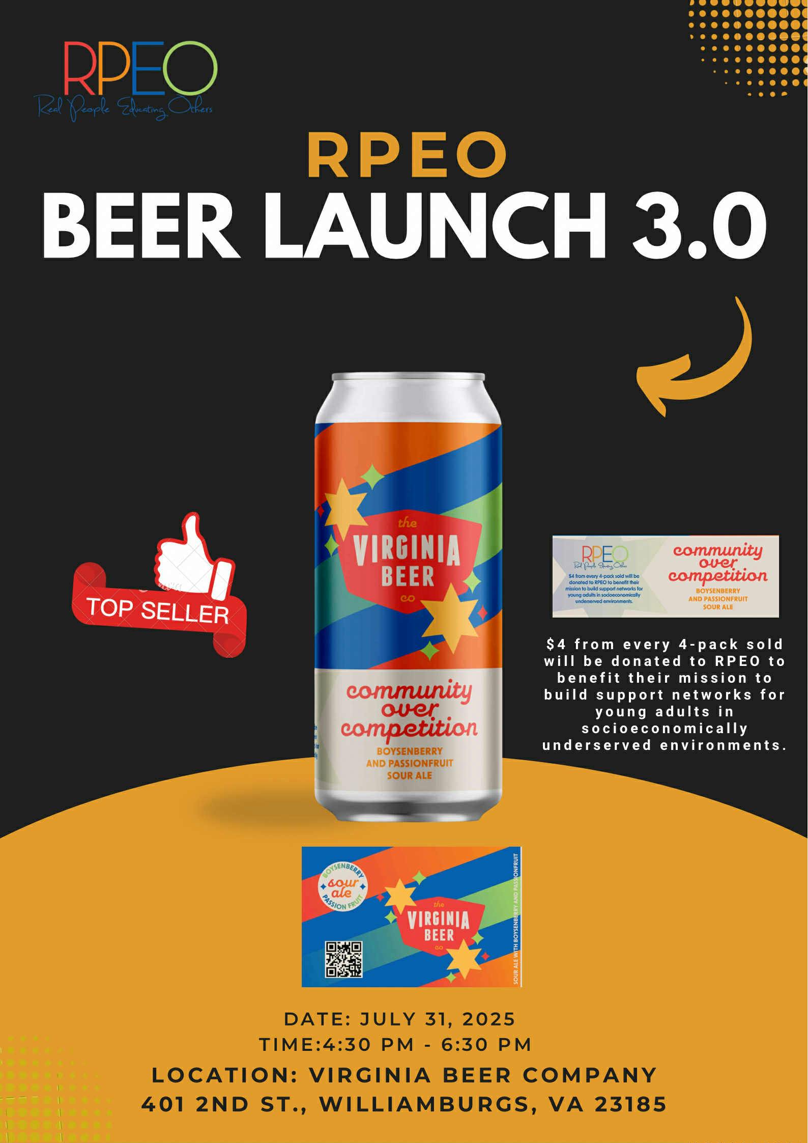 Community Over Competition Sour Release Poster 2025