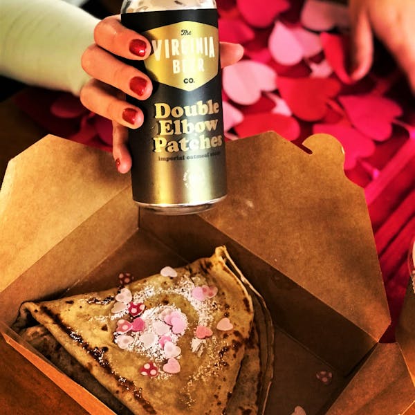 Moto Crepes! Beer Can with Crepes