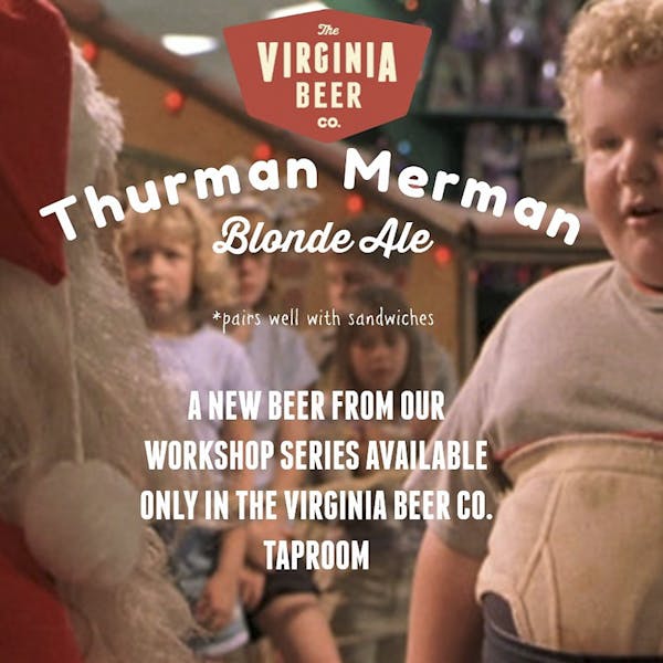 Thurman Merman Blonde Ale beer artwork