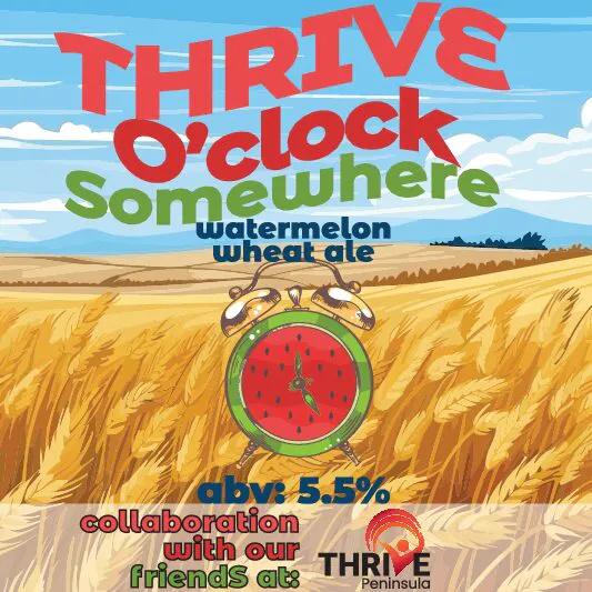 THRIVE O'Clock Somewhere by Tradition Brewing Company
