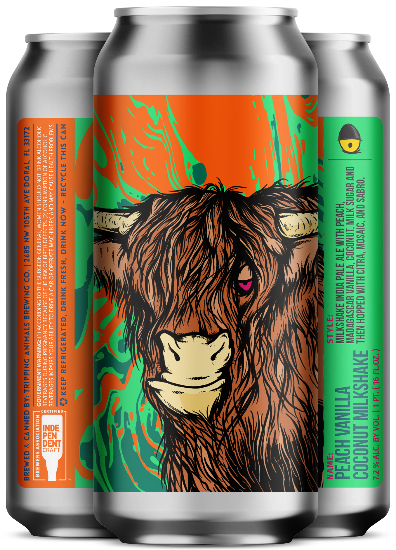 Image or graphic for Peach Vanilla Coconut Milkshake