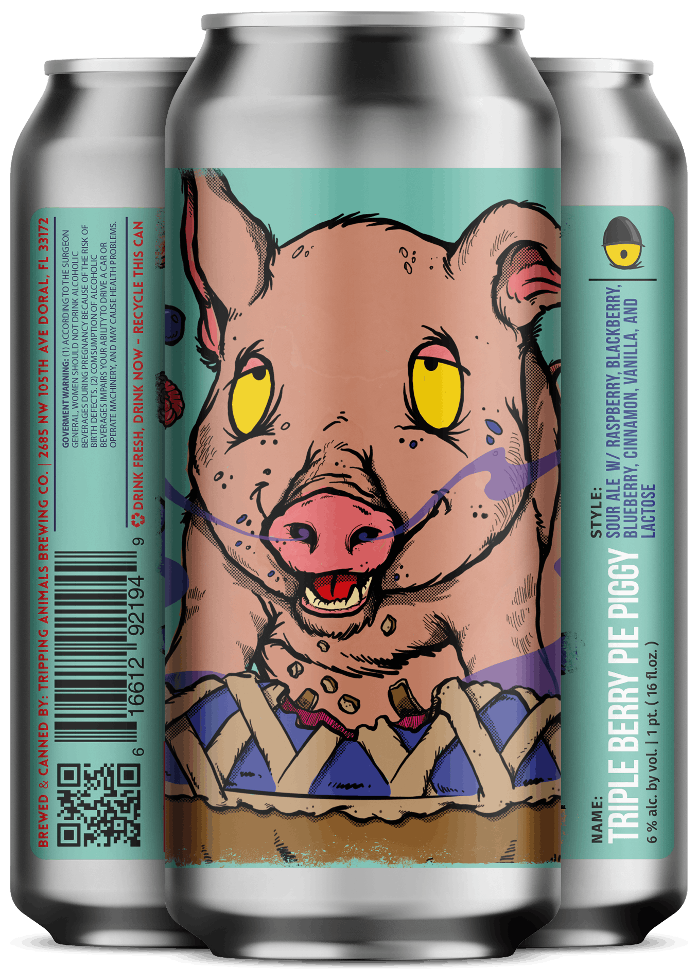 Triple Berry Pie Piggy | Tripping Animals Triple Berry Pie Piggy | Tripping Animals