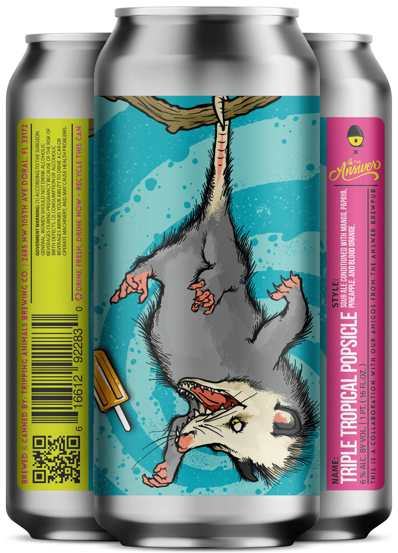 ドリームビア 信州浪漫・PIG HEAD・すばみかんビール 3本セット Triple Tropical Popsicle | Tripping Animals