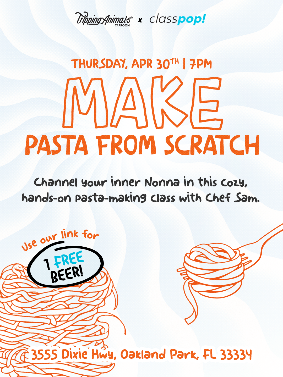 Cooking Class: Make Pasta From Scratch