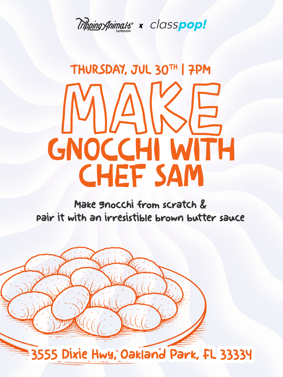 Cooking Class: Make Gnocchi with Chef Sam