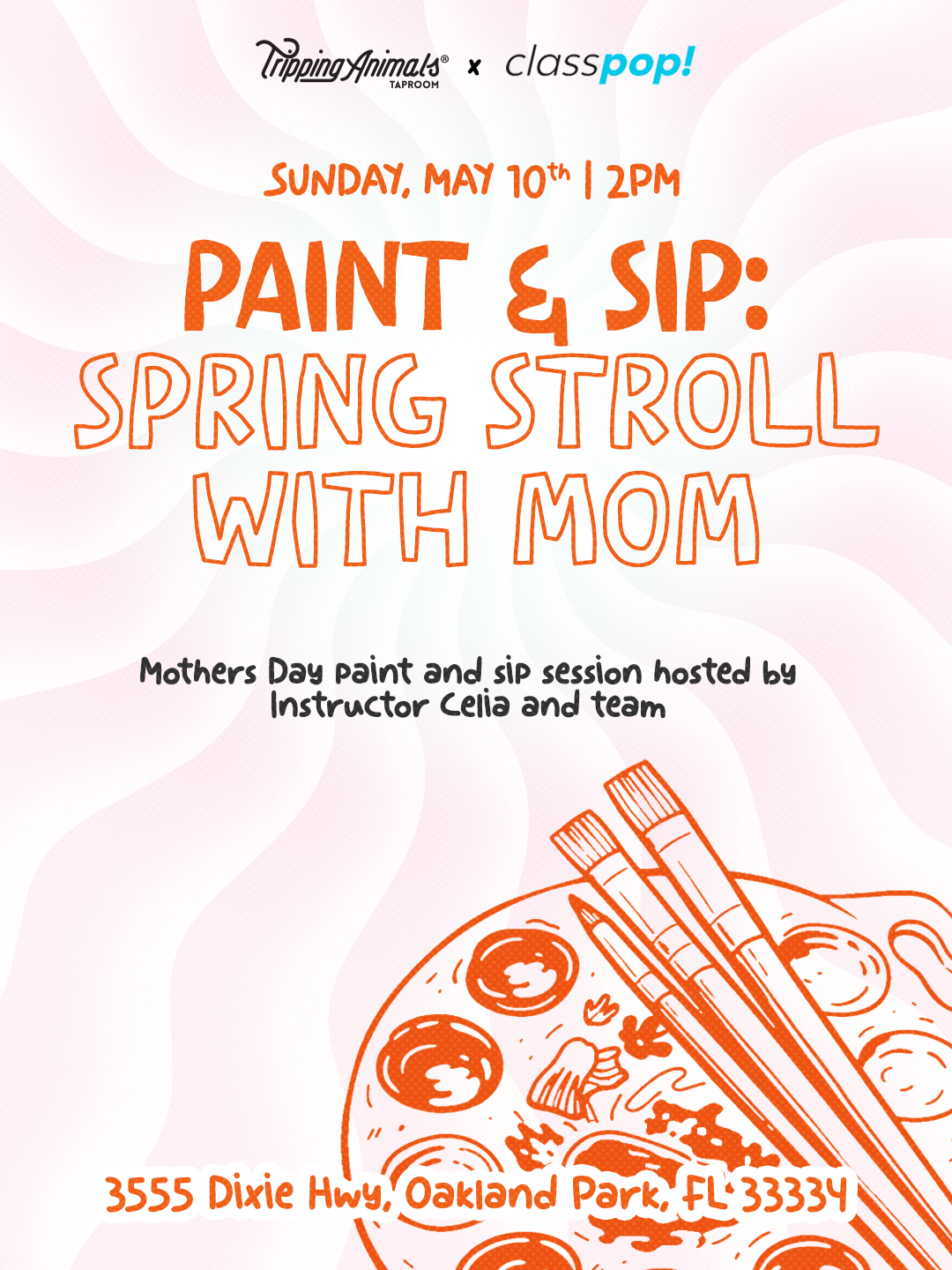 Paint and Sip: Spring Stroll with Mom