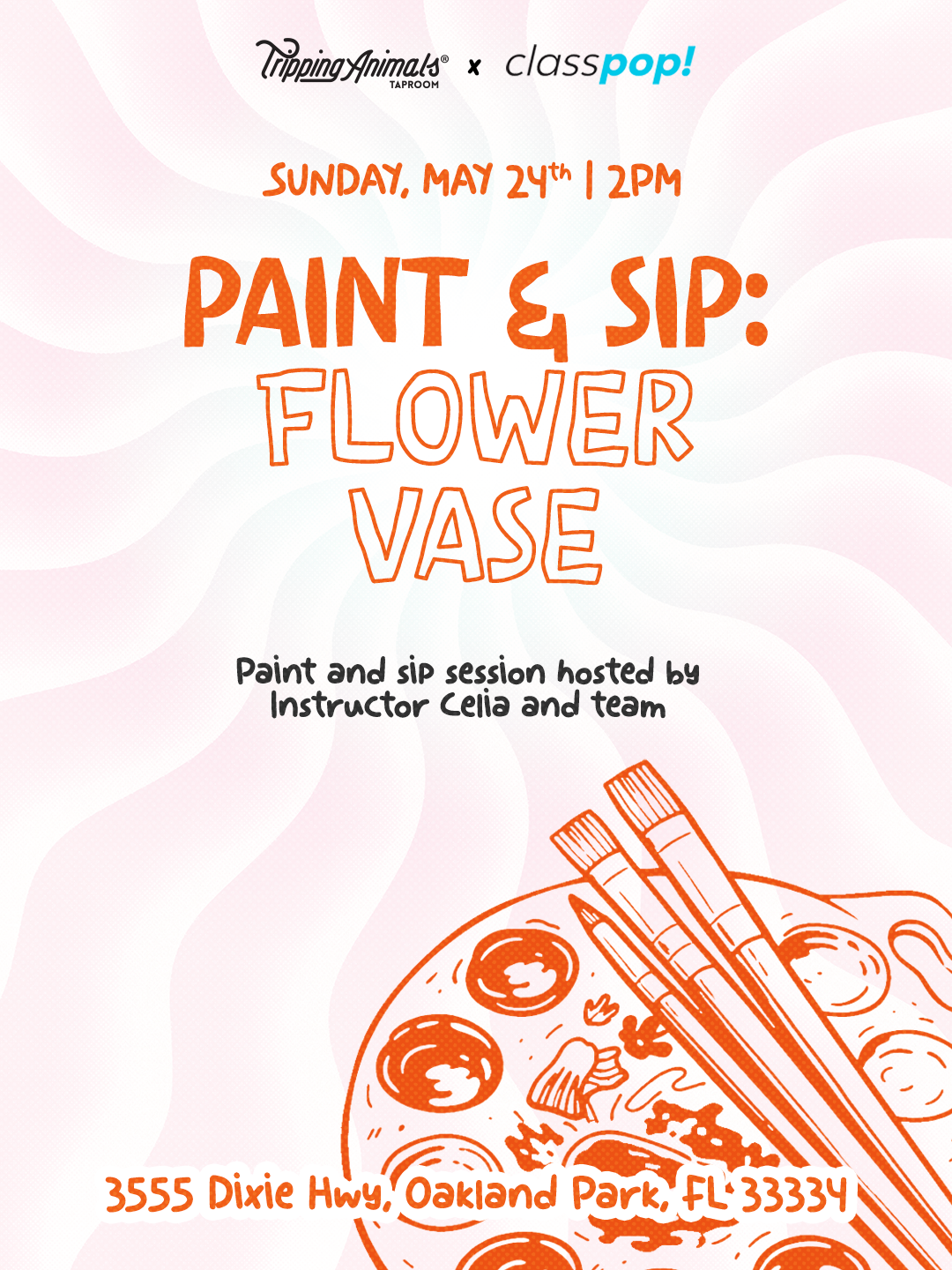 Paint and Sip: Flower Vase