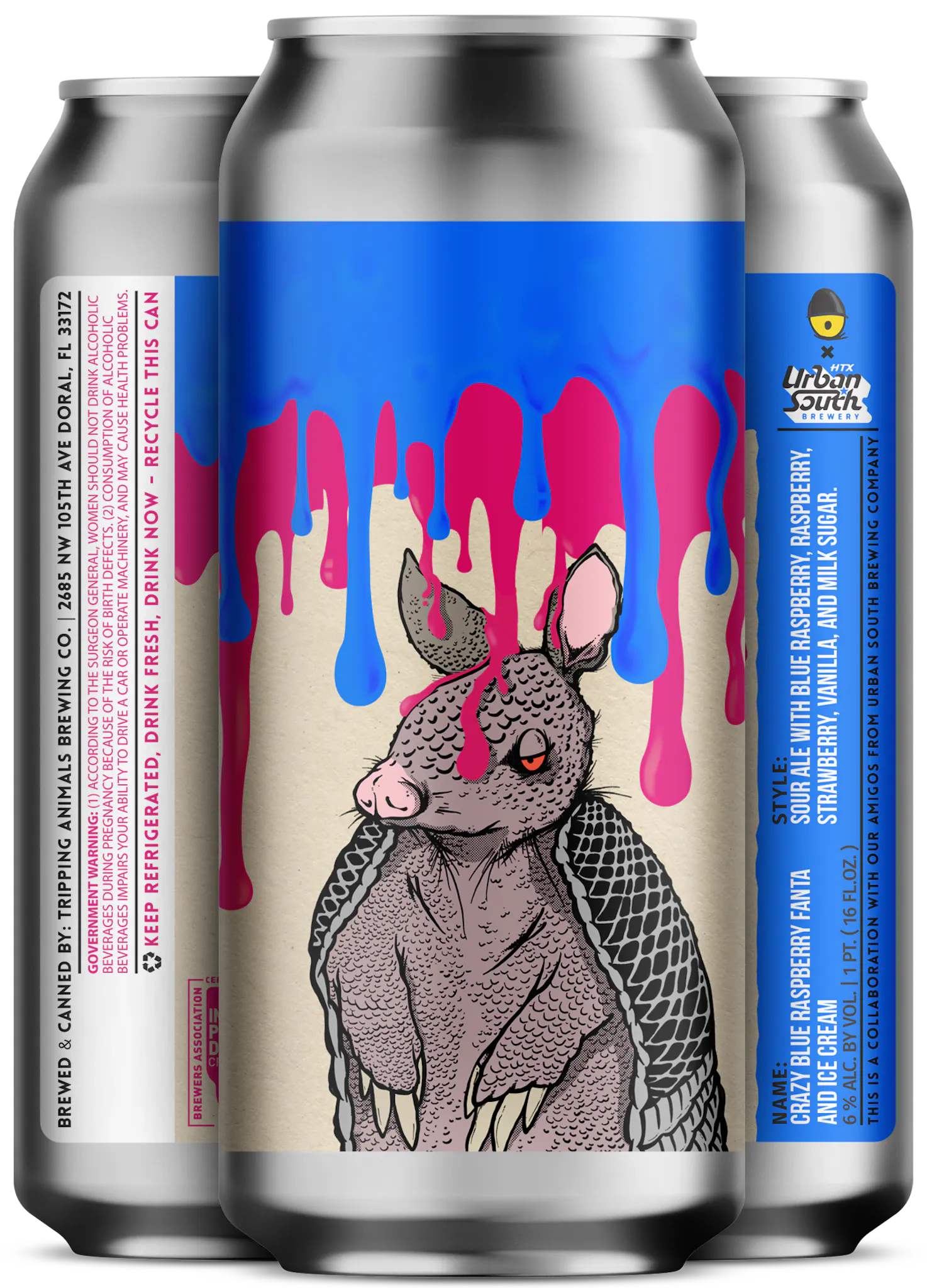 Crazy Blue Raspberry Fanta and Ice Cream | Tripping Animals