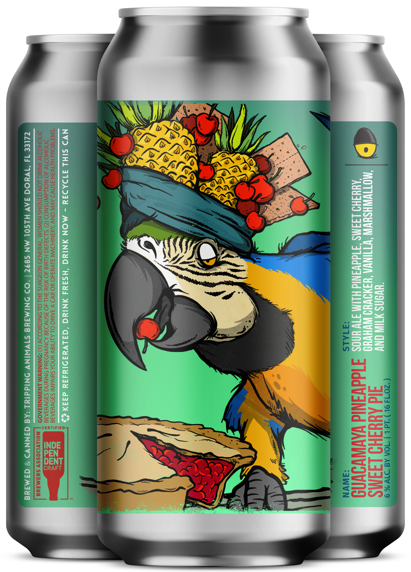 Image or graphic for Guacamaya Pineapple Sweet Cherry Pie