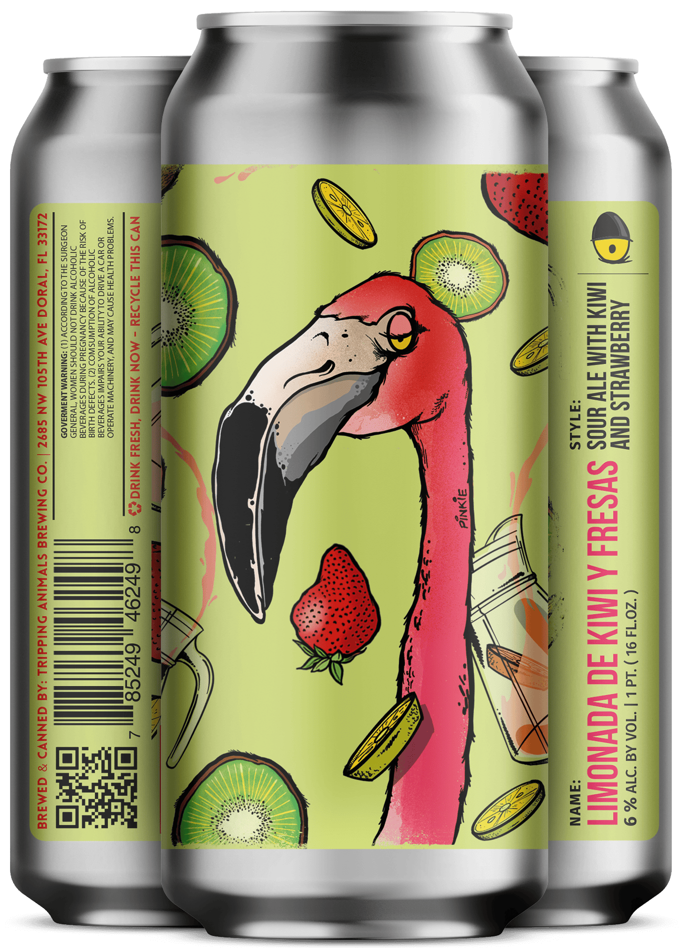 Limonada De Kiwi y Fresas | Tripping Animals, image size:1356x1884