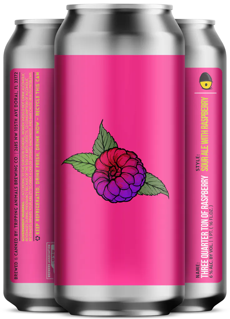 Three Quarter Ton Of Raspberry | Tripping Animals