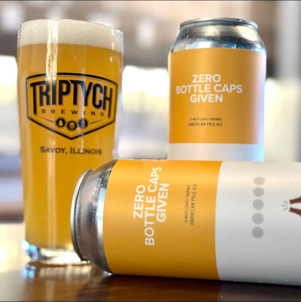 Zero Bottle Caps Given by Triptych Brewing
