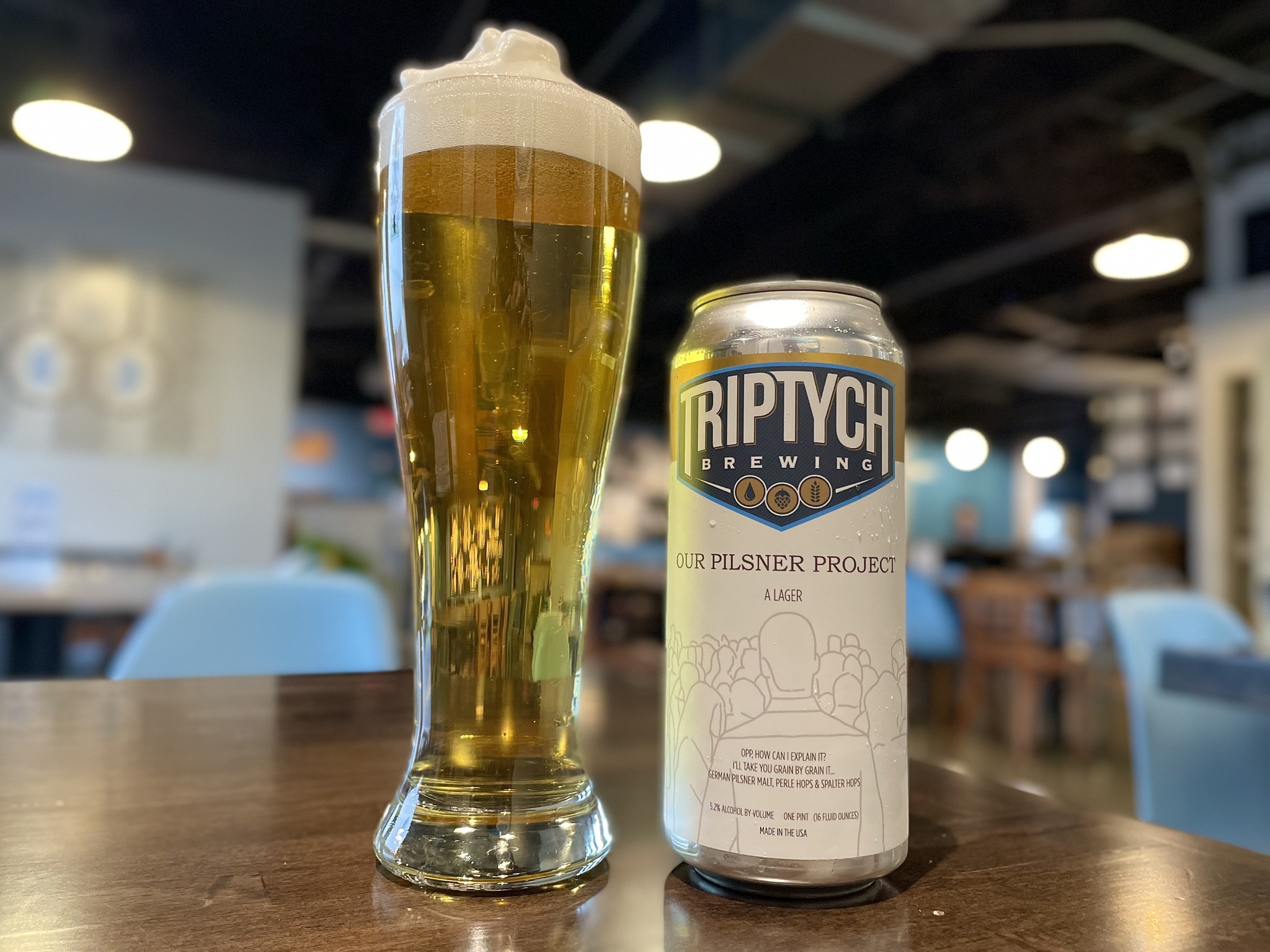 Our Pilsner Project Pour