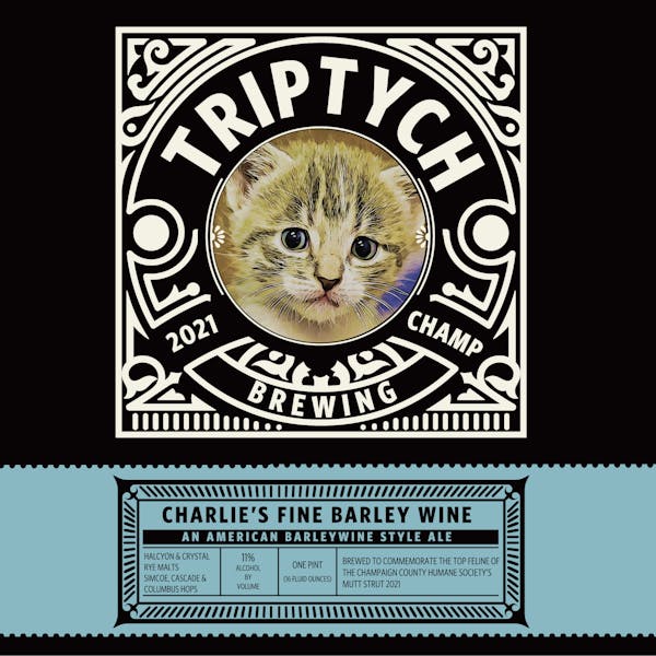 Label for Charlie’s Fine Barley Wine