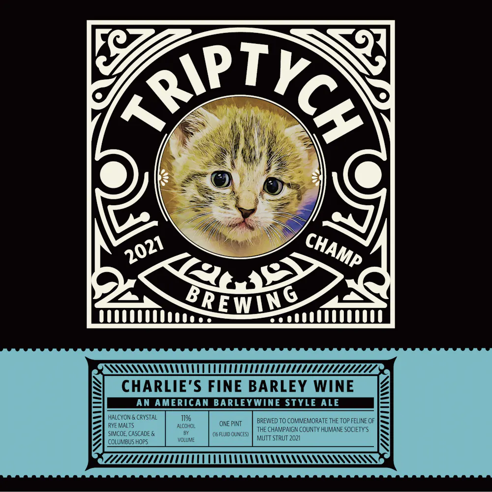 Charlie's Fine Barley Wine by Triptych Brewing