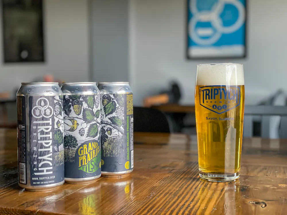Grand Prairie Pilsner by Triptych Brewing