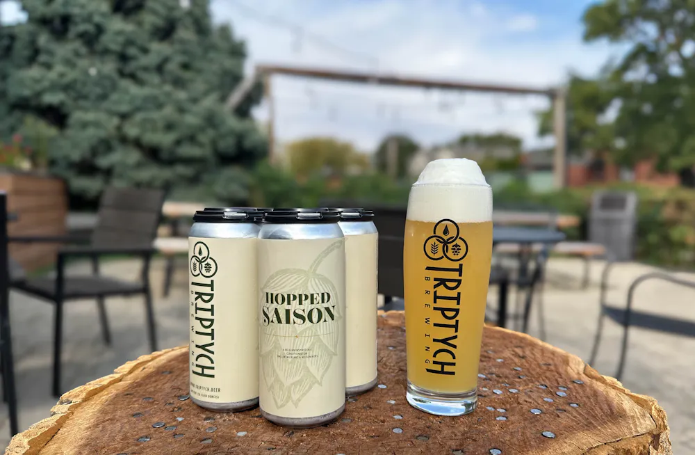 Hopped Saison by Triptych Brewing