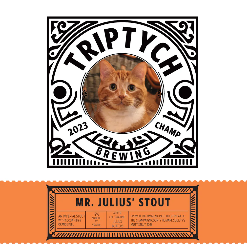 Mr. Julius' Stout by Triptych Brewing