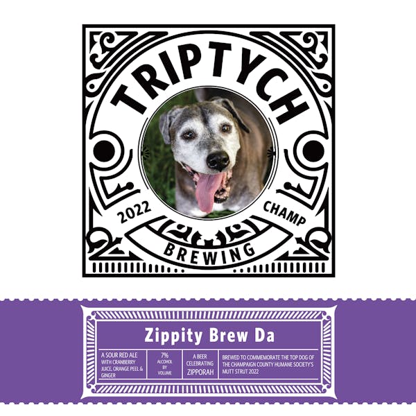 Label for Zippity Brew Da