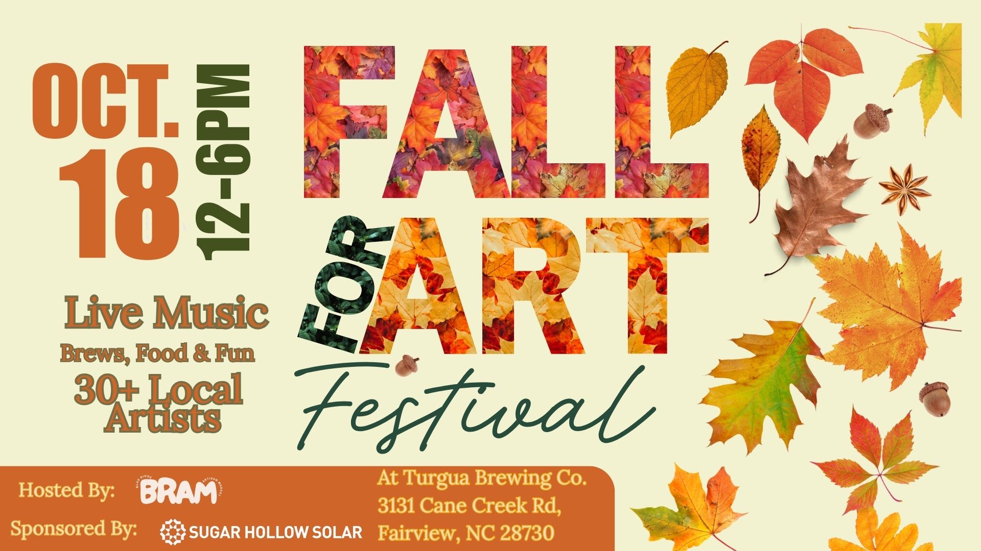 FALL for ART FESTIVAL 12pm-6pm