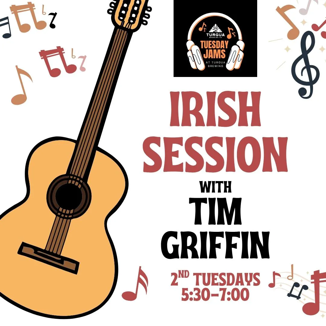 Poster for Tuesday Jams: Irish Jam with Tim Griffin