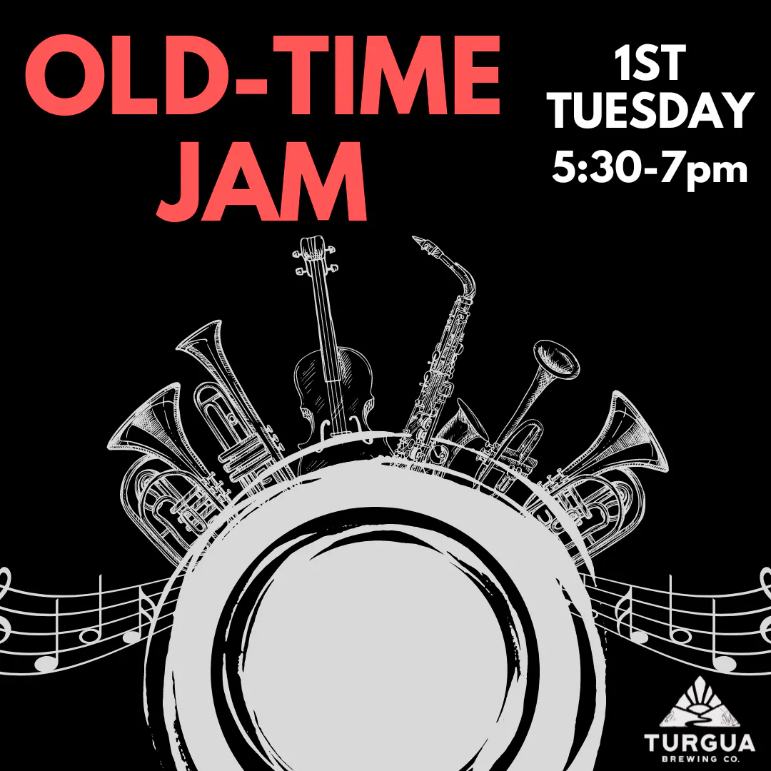 1st Tuesday Open Jam: Old-Time Jam with Marc Rudow | Turgua Brewing