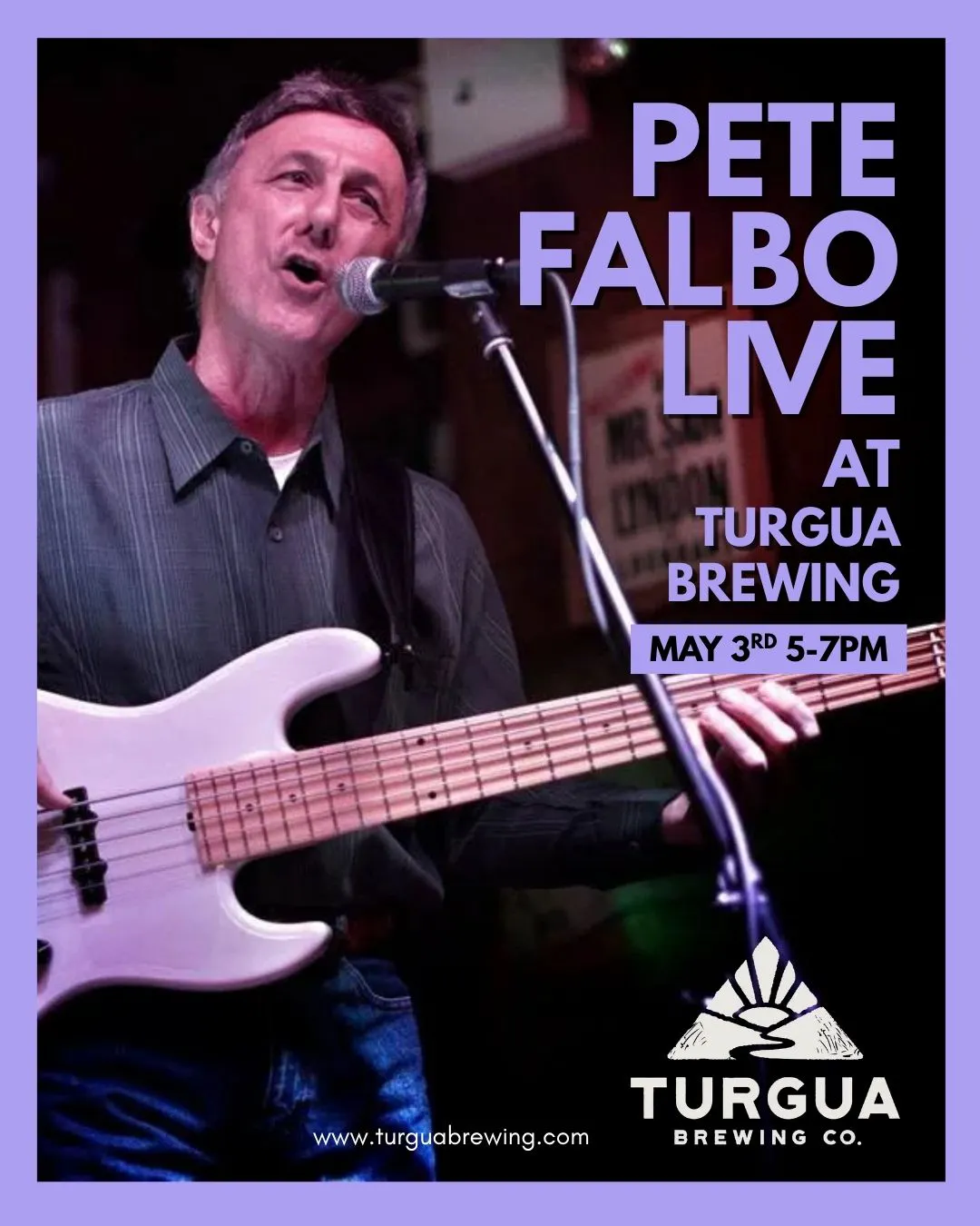 PETE FALBO Live • 5 - 7 PM | Turgua Brewing