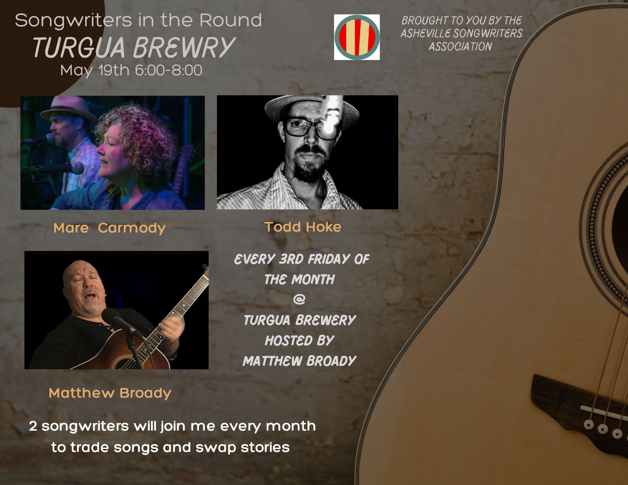 Writers in the Round hosted by  Matthew Broady