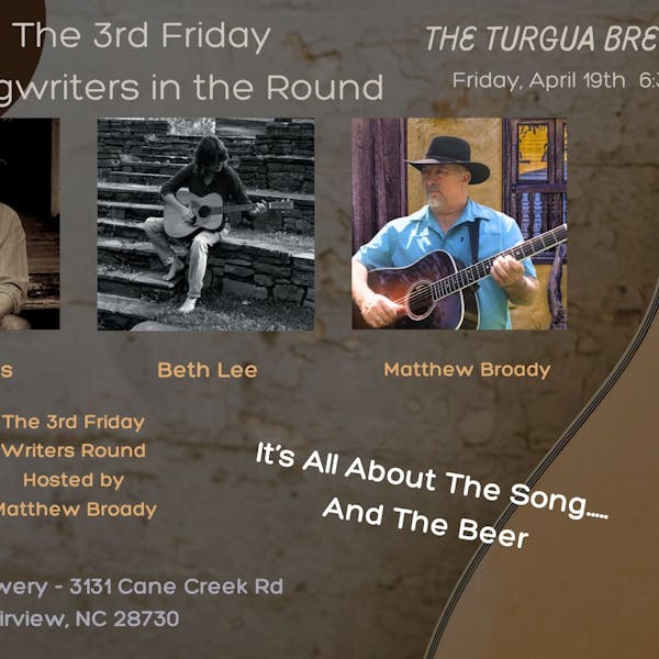 3rd Friday: Songwriters in the Round with Matthew Broady
