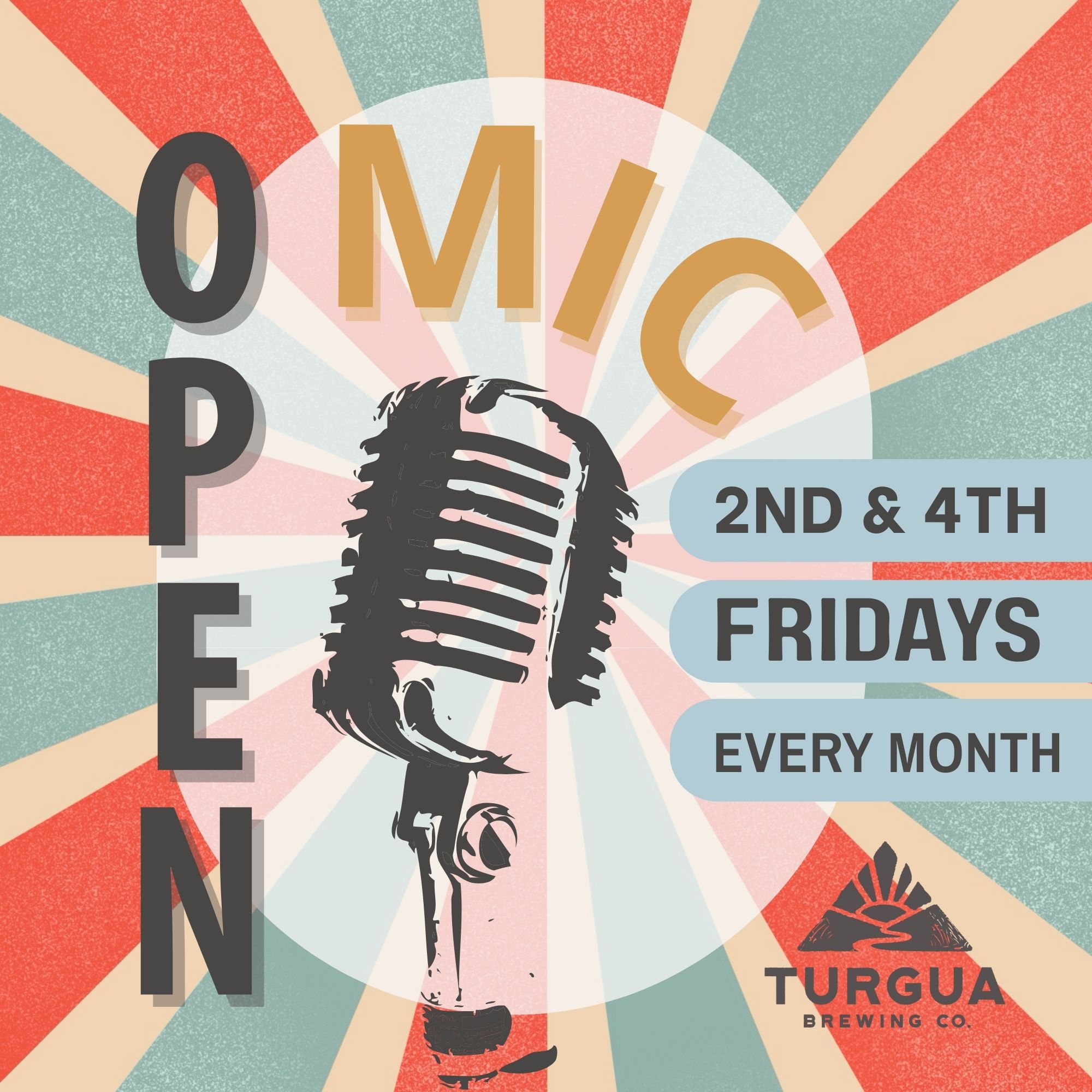 NEW!!! Open Mic Night with Pat & Mike • Feb 13 • 6-8PM