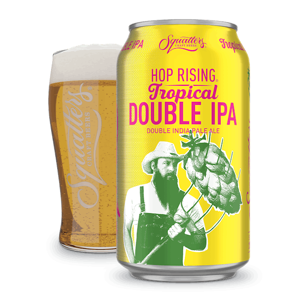 Tropical Hop Rising can render with a draft pour