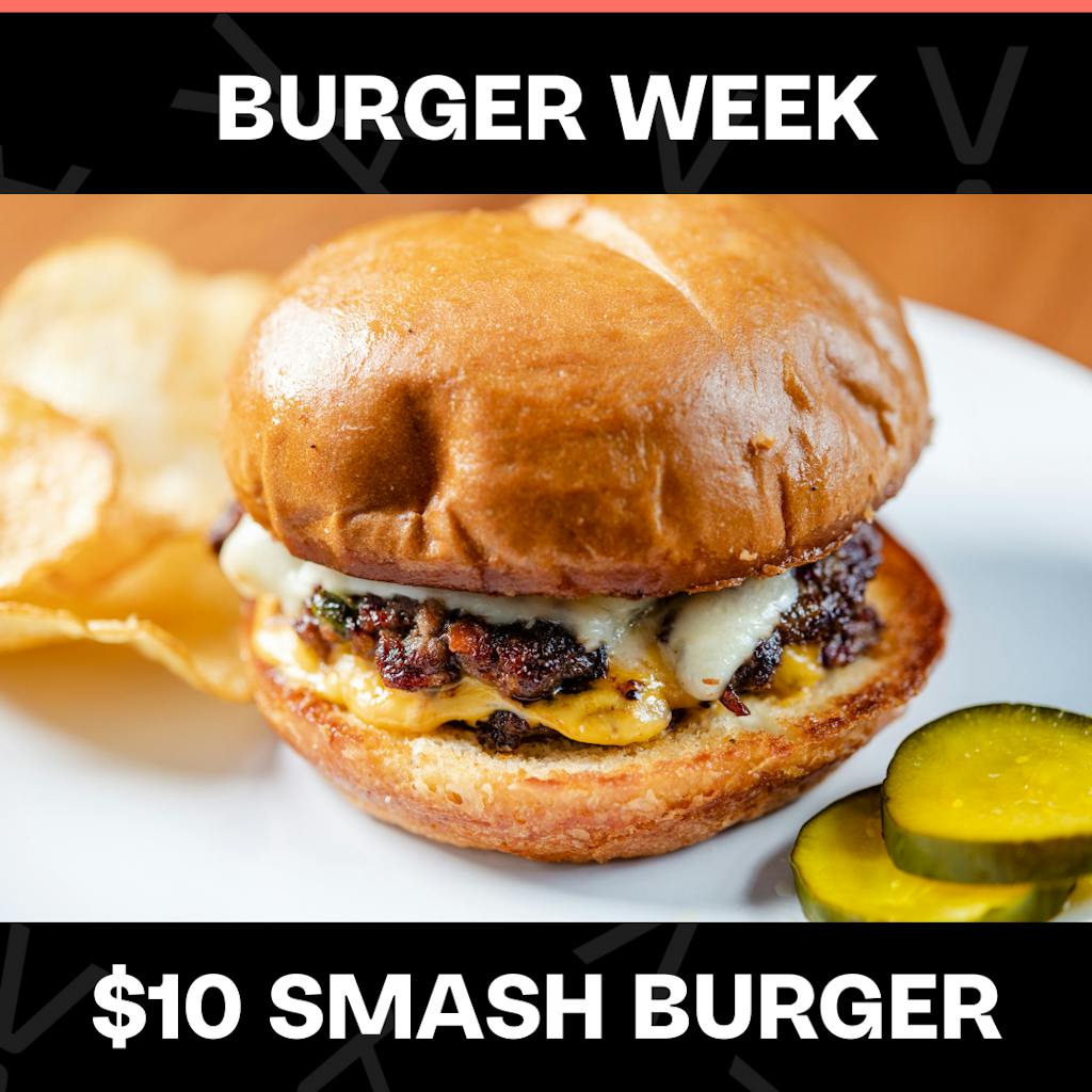 Picture of delicious burger for burger week