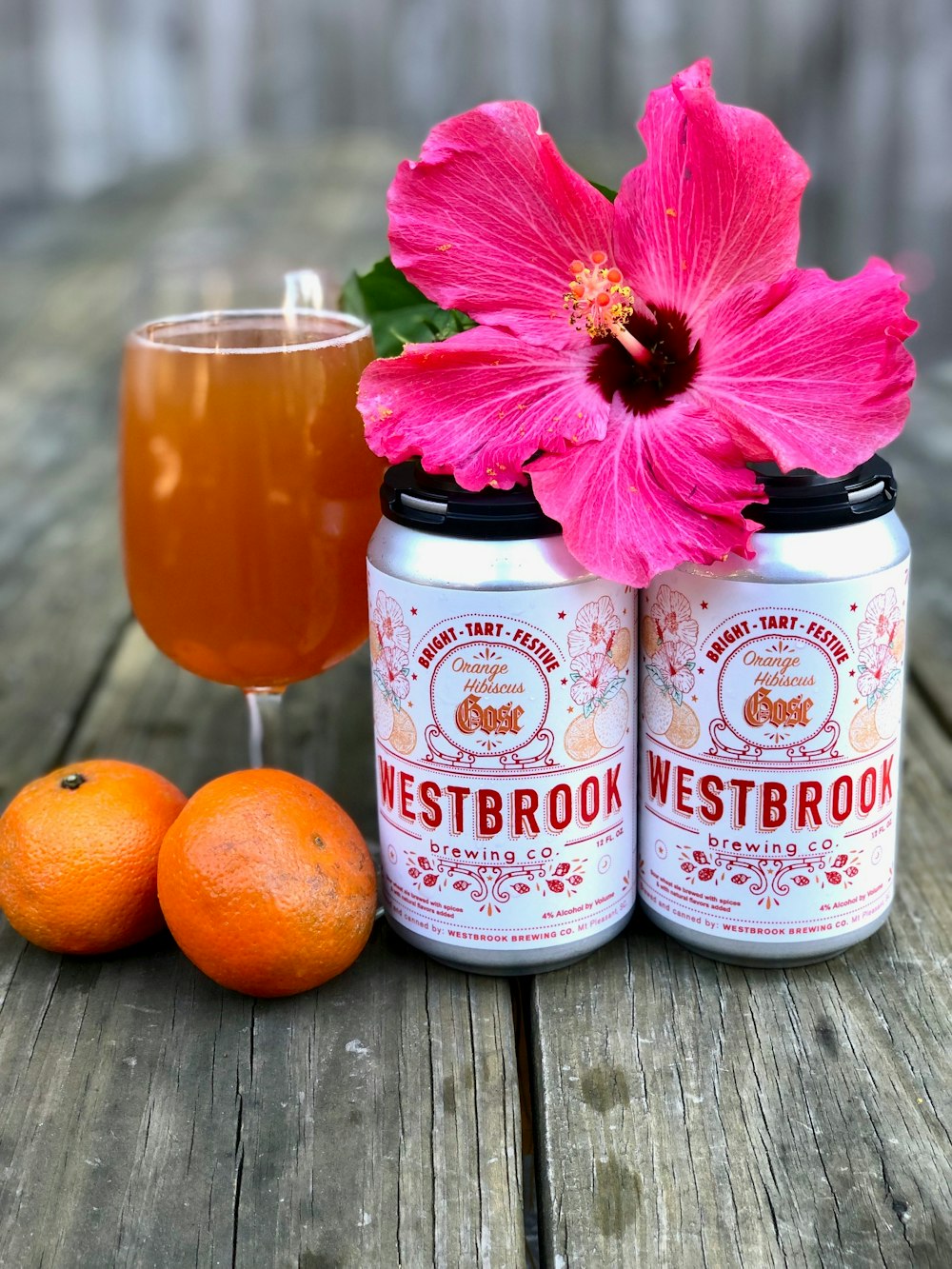 Orange Hibiscus Gose by Westbrook Brewing Co