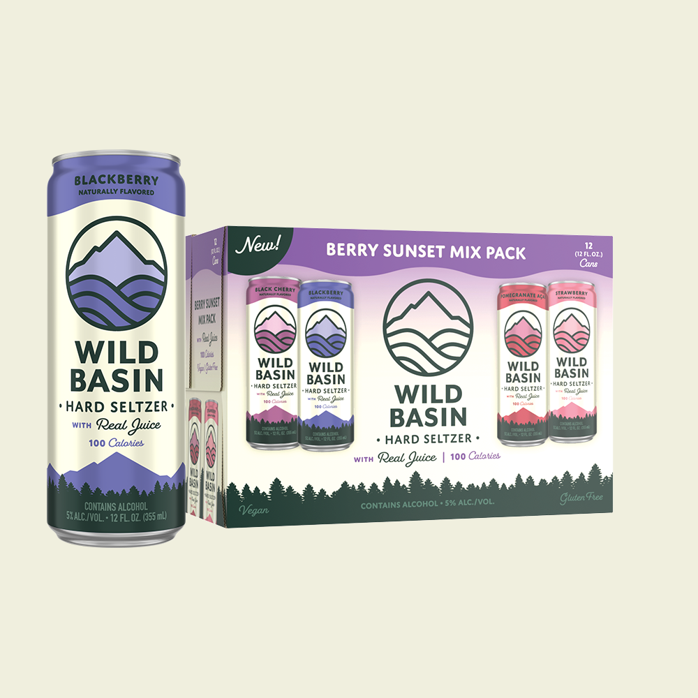 Blackberry Wild Basin Hard Seltzers