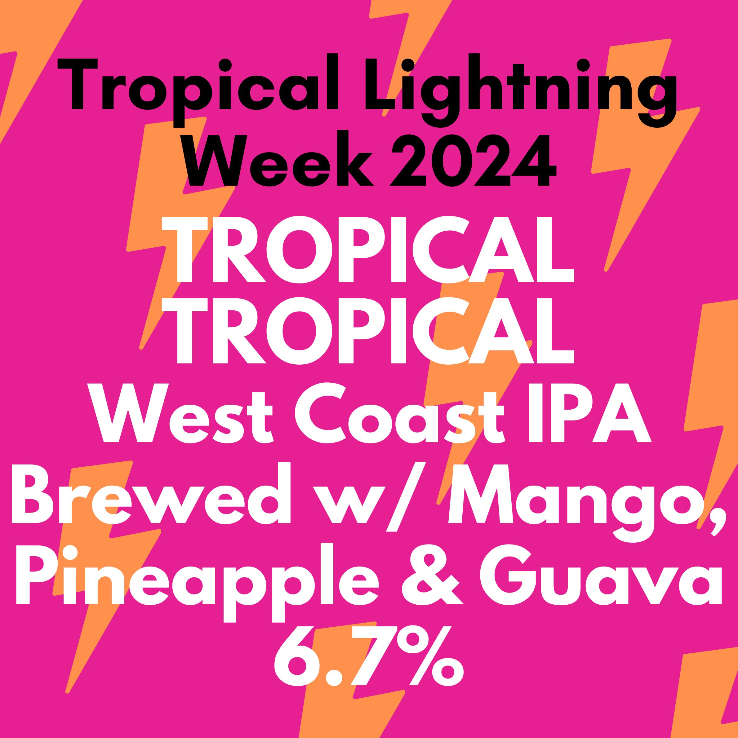 Tropical Lightning Week Day 2 – Tropical Tropical
