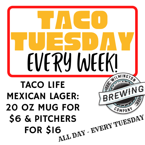 Taco Life Mexican Lager Taco Tuesday Special