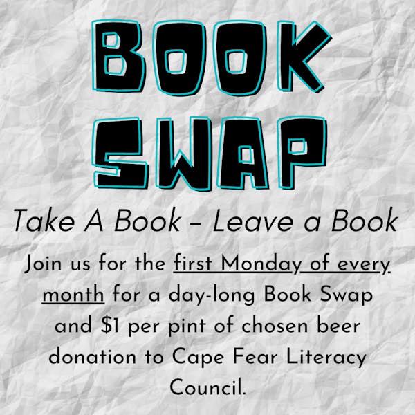 Monthly Book Swap Supporting Cape Fear Literacy Council!