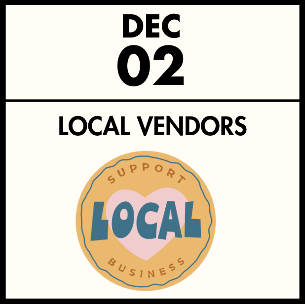 Shop Small Saturdays – 12/2