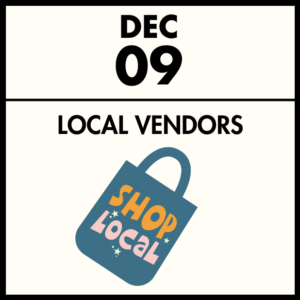 Shop Small Saturdays – 12/9