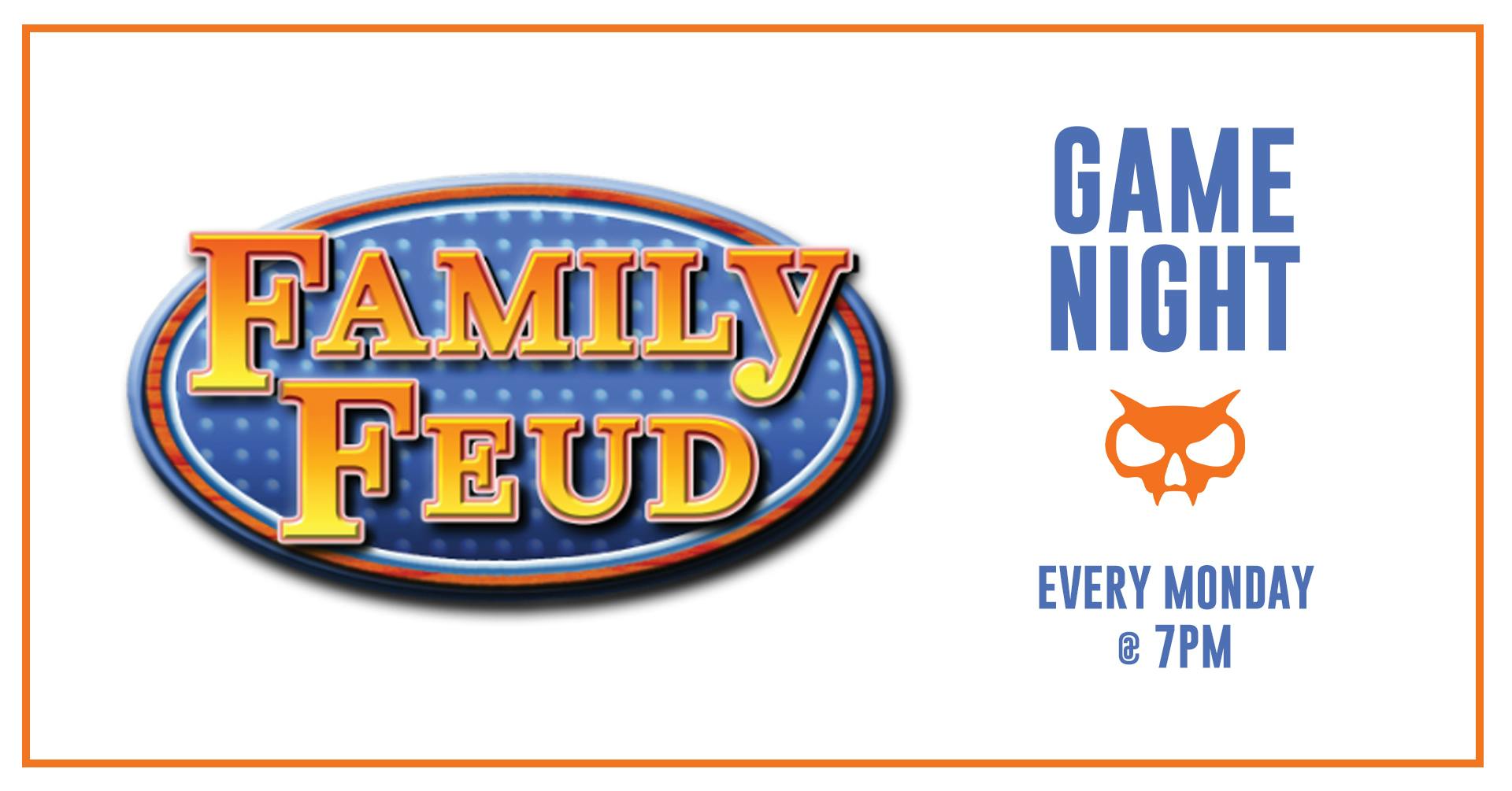 family feud game night horizontal graphic