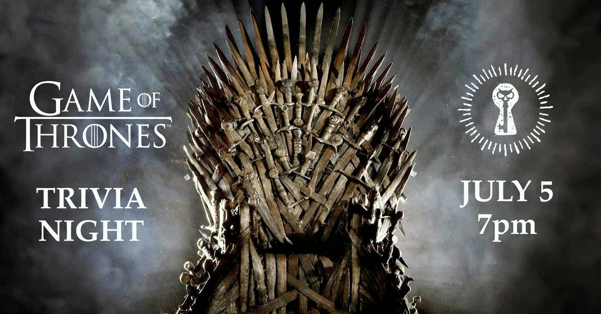 game of thrones 2022 trivia banner