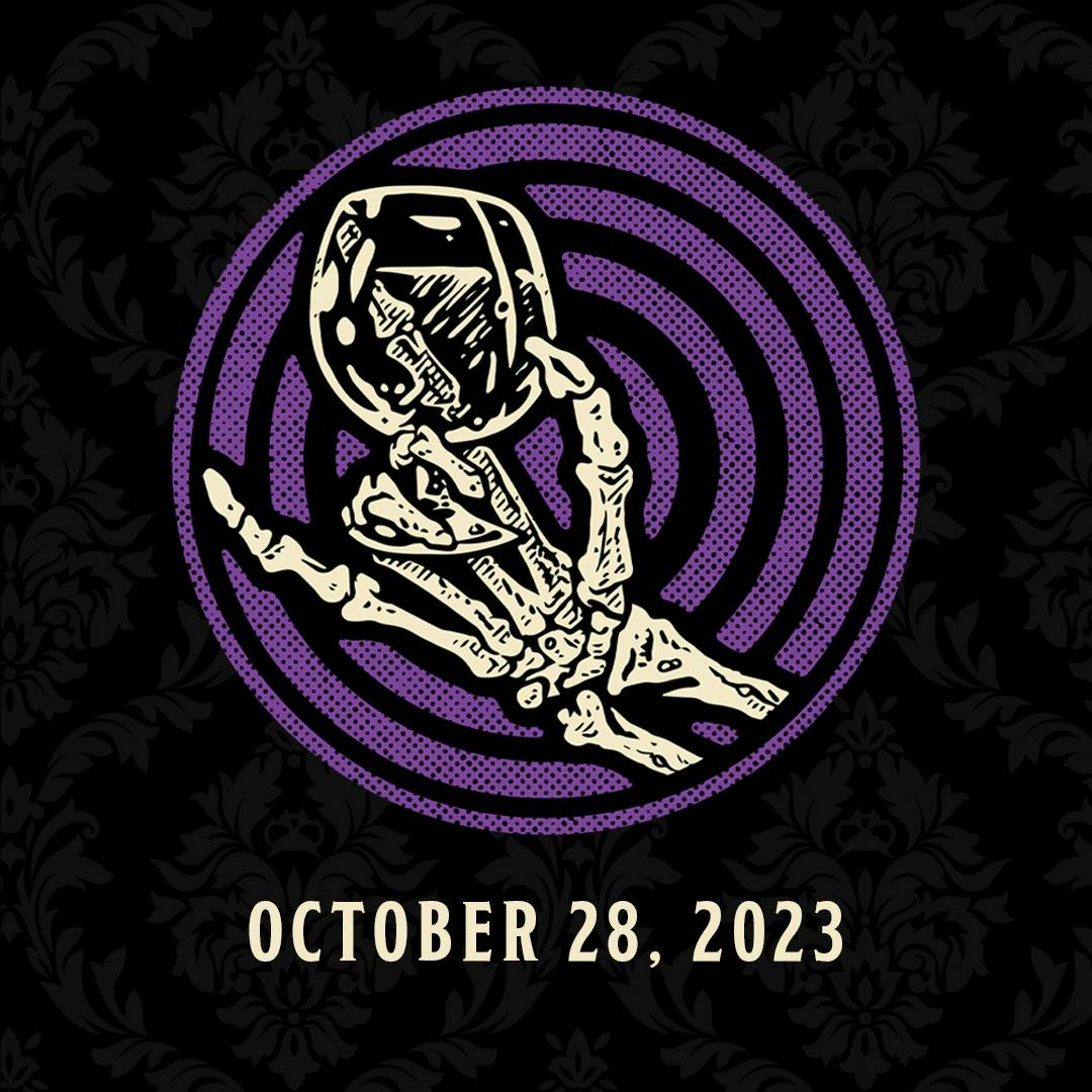 kill the lights skeleton hand icon with October 28, 2023