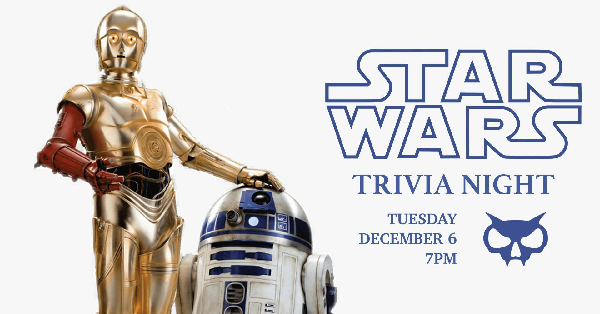 star wars trivia graphic with C3PO and R2-D2