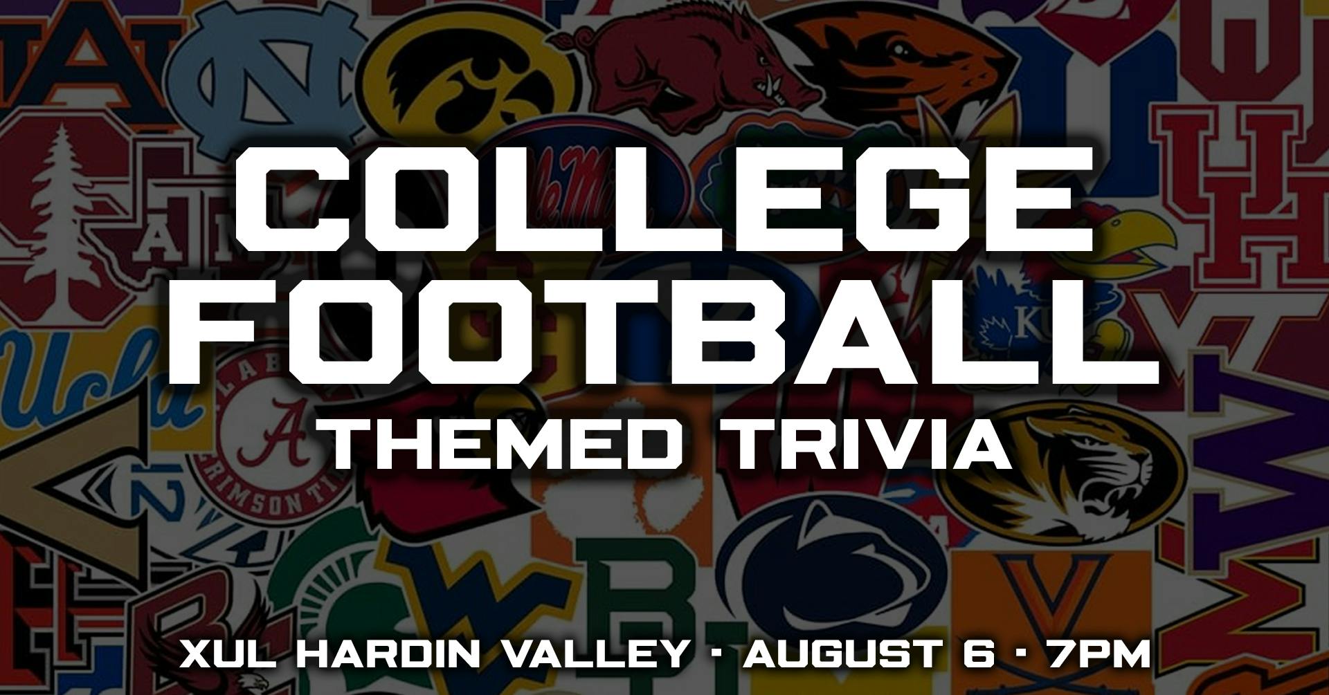 College Football Trivia @ Xul Hardin Valley