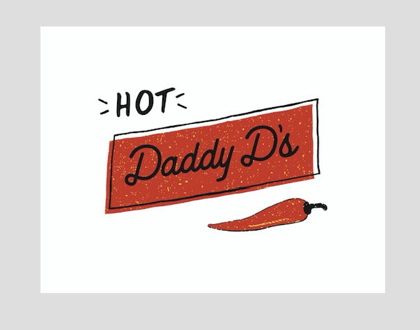 daddy d's food truck logo