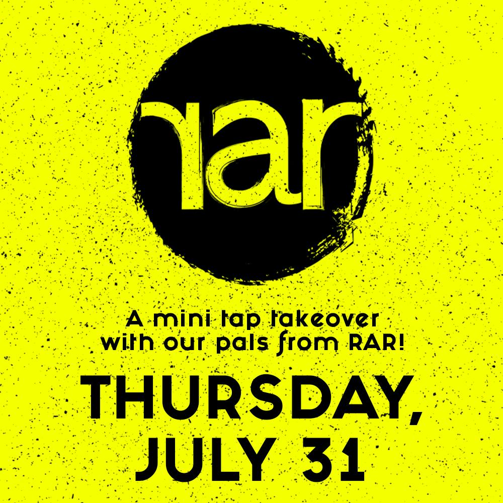 RAR Brewing tap takeover at Xul.